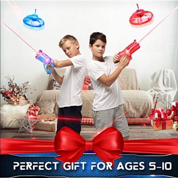 2 Laser Tag Gun Game W/ 2 Flying Toy Drones Target - Picture 4 of 7